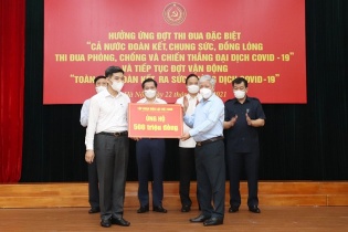 EVN tiếp tục ủng hộ 500 triệu đồng chống Covid-19
