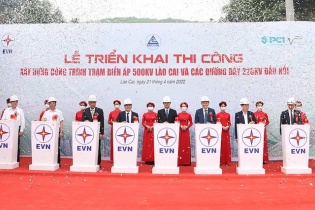 EVN triển khai xây dựng Trạm biến áp 500kV Lào Cai và các đường dây 220kV đấu nối