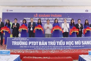 Khánh thành Trường phổ thông dân tộc bán trú tiểu học Mù Sang 