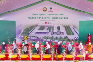 Trungnam Group tài trợ 195 tỷ đồng xây trường THPT chuyên Hoàng Văn Thụ 