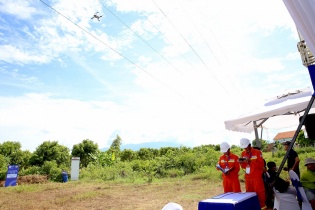 Thi điều khiển drone phát hiện sự cố trên đường truyền tải