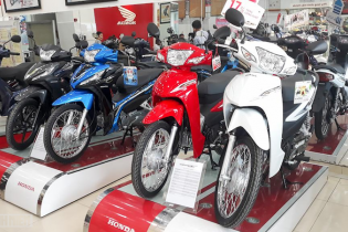 Riêng Honda Việt Nam chiếm 80,7% thị phần của 5 ông lớn xe máy
