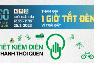 Thông điệp của Giờ Trái đất 2023: Tiết kiệm điện - thành thói quen 