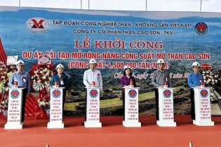 Khởi công Dự án cải tạo nâng công suất mỏ than Cao Sơn lên 4,5 triệu tấn/năm