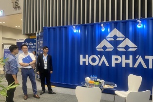 Container Hòa Phát ra mắt công chúng lần đầu tại Triển lãm quốc tế Logistics Việt Nam 2023