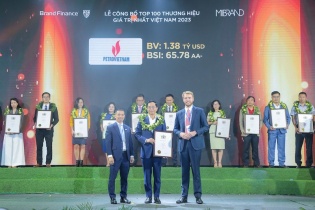 Thương hiệu Petrovietnam có giá trị 1,382 tỷ USD