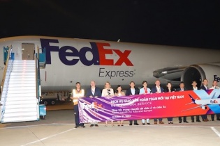 Hàng hoá Việt Nam tới châu Âu sớm hơn 1 ngày nhờ đường bay mới của FedEx Express