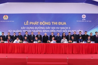 Phát động thi đua xây dựng Đường dây 500kV mạch 3 Quảng Trạch - Phố Nối