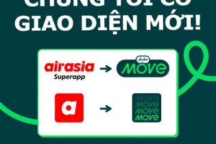AirAsia MOVE ra mắt giao diện mới trong hành trình chuyển mình 