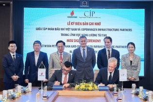 Petrovietnam và CIP hợp tác trong lĩnh vực năng lượng tái tạo