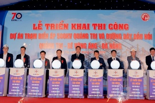 Triển khai thi công Trạm biến áp 500 kV Quảng Trị và đường dây đấu nối