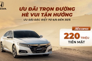 Các loại xe ô tô của Honda lại ngập khuyến mãi 