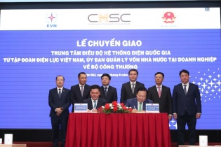 Lễ bàn giao Trung tâm Điều độ hệ thống điện Quốc gia về Bộ Công thương