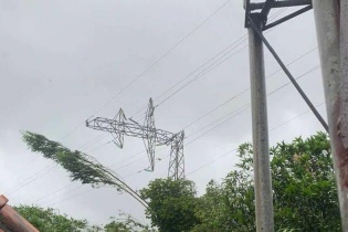 Bão Yagi đổ bộ, nhiều nơi bị mất điện 