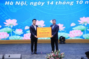 T&T Group trao học bổng tiếp sức sinh viên Học viện Chính sách và Phát triển