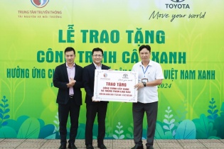 Toyota Việt Nam tiếp tục trồng cây tại tỉnh Vĩnh Phúc và Quảng Nam