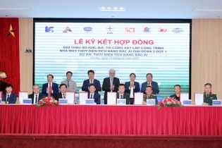 Ký hợp đồng gói thầu thi công Thuỷ điện tích năng Bắc Ái giai đoạn 2 đợt 1