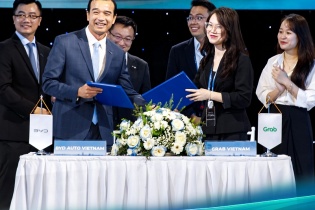 BYD và Grab thúc đẩy dùng ô tô điện tại Việt Nam