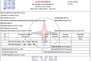 EVN có mẫu hóa đơn tiền điện mới