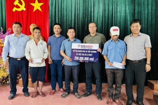 Tổng công ty Phát điện 1 kịp thời hỗ trợ 400 triệu đồng cho vùng lũ Tương Dương