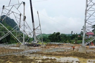 Đường dây 500 kV Lào Cai - Vĩnh Yên: Khẩn trương thi công để về đích ngày 19/8