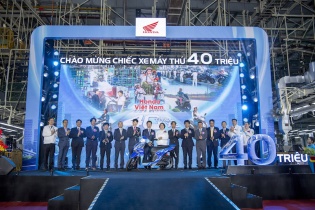 Honda Việt Nam đạt mốc 40 triệu xe máy xuất xưởng tại Việt Nam 