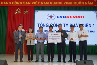 EVNGENCO1 ủng hộ đồng bào Lâm Đồng khắc phục thiệt hại do mưa lũ
