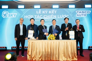 Tasco Auto hợp tác với Esky phát triển hệ thống hạ tầng trạm sạc nhanh cho xe điện