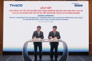 THACO tiến thêm bước mới trong làm chủ công nghệ đường sắt