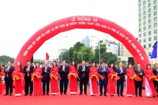 Hà Nội thông xe cầu vượt nút giao An Dương - đường Thanh Niên