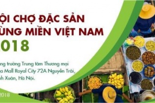 200 doanh nghiệp dự Hội chợ Đặc sản vùng miền và Triển lãm Mỗi làng một sản phẩm