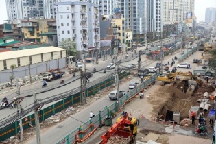 Hà Nội dự kiến hoàn thành đường vành đai 2 Ngã Tư Sở - Ngã Tư Vọng trong năm 2019