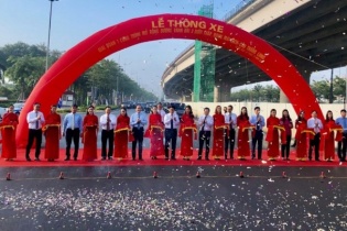 Hà Nội thông xe đường vành đai 3 đoạn Mai Dịch - cầu Thăng Long