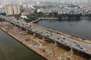 Hà Nội phân luồng giao thông phục vụ thi công tuyến đường Vành đai 3