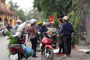 Nhộn nhịp Chợ hoa Lũng những ngày giáp Tết