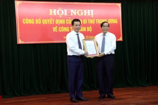 Ông Triệu Thế Hùng giữ chức Phó Bí thư Tỉnh ủy Hải Dương