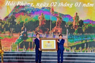 Khu di tích Bạch Đằng Giang đón bằng xếp hạng Di tích Quốc gia 