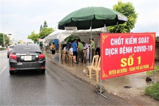 Hải Phòng kiểm soát tất cả người ra - vào thành phố từ 12h ngày 06/02