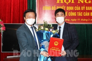 Ông Lê Hồng Diên được bổ nhiệm làm Giám đốc Sở Kế hoạch và Đầu tư Hải Dương
