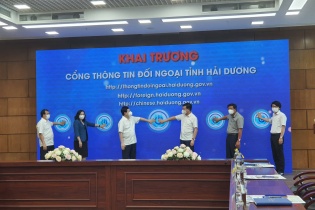 Khai trương cổng thông tin đối ngoại tỉnh Hải Dương