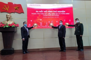 Hải Phòng ra mắt Trung tâm Giám sát, điều hành đô thị thông minh