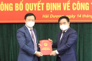 Hải Dương bổ nhiệm Chánh văn phòng UBND tỉnh