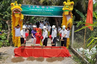 Nhựa Tiền Phong khởi công Cầu nối yêu thương số 88 tại Vĩnh Long