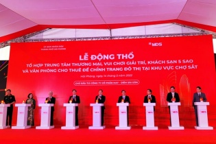 Hải Phòng động thổ Dự án Tổ hợp trung tâm thương mại Chợ Sắt hơn 6.000 tỷ đồng