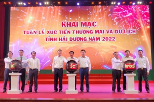 Hàng trăm doanh nghiệp tham gia Hội nghị Xúc tiến thương mại vải thiều Thanh Hà 2022