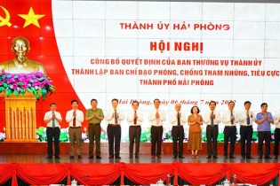 Thành lập Ban chỉ đạo Phòng chống tham nhũng, tiêu cực TP. Hải Phòng