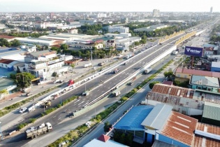 Hải Dương thông xe cầu vượt tại nút giao đường Ngô Quyền với Quốc lộ 5