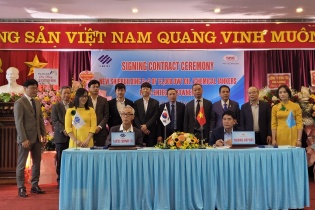 Công ty đóng tàu Phà Rừng đóng mới tàu chở dầu/hóa chất 13.000 tấn cho Hàn Quốc