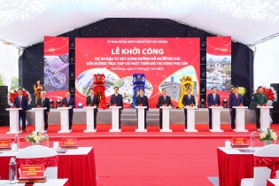 Hải Phòng khởi công Dự án Đầu tư xây dựng đường Đỗ Mười kéo dài, tổng vốn 1.066,84 tỷ đồng