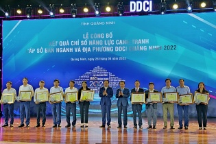 Quảng Ninh: Cục Hải quan và TP. Móng Cái đứng đầu DDCI 2022